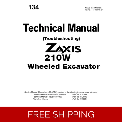 HITACHI ZX210W TECHNICAL MANUAL